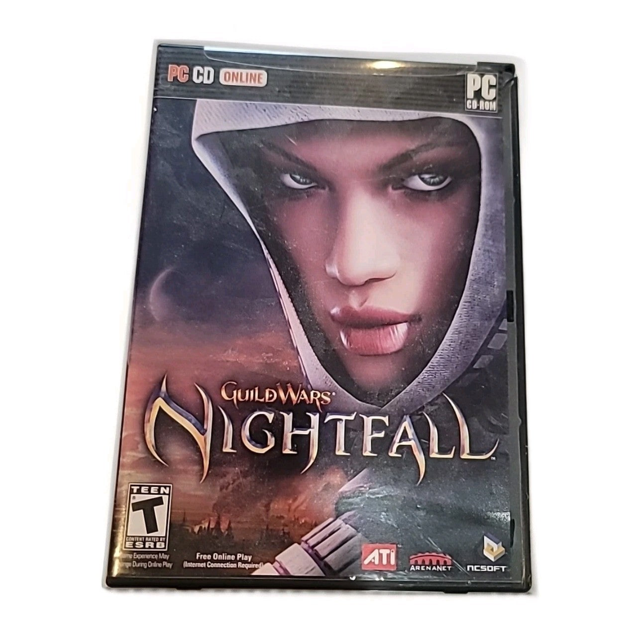 Guild Wars Nightfall - PC CD ROM COMPLETE w/Manual, Case, 4-Discs