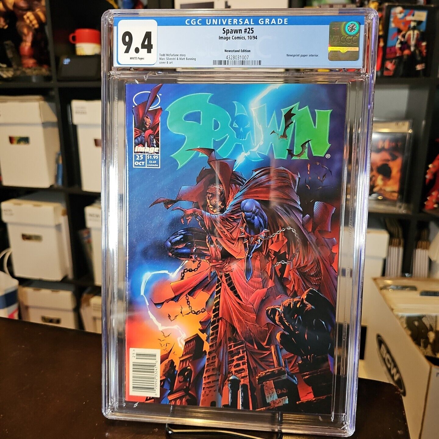 Spawn 25 Newsstand GC 9.4 Image Comics 1994