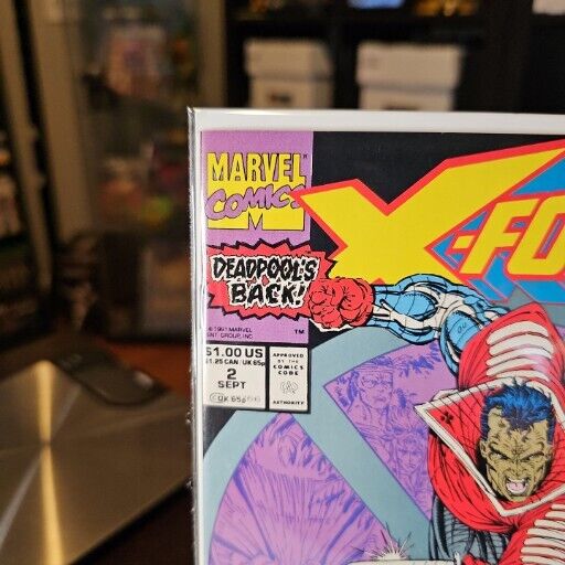 X force 2 Comic BOOK Second Deadpool NM