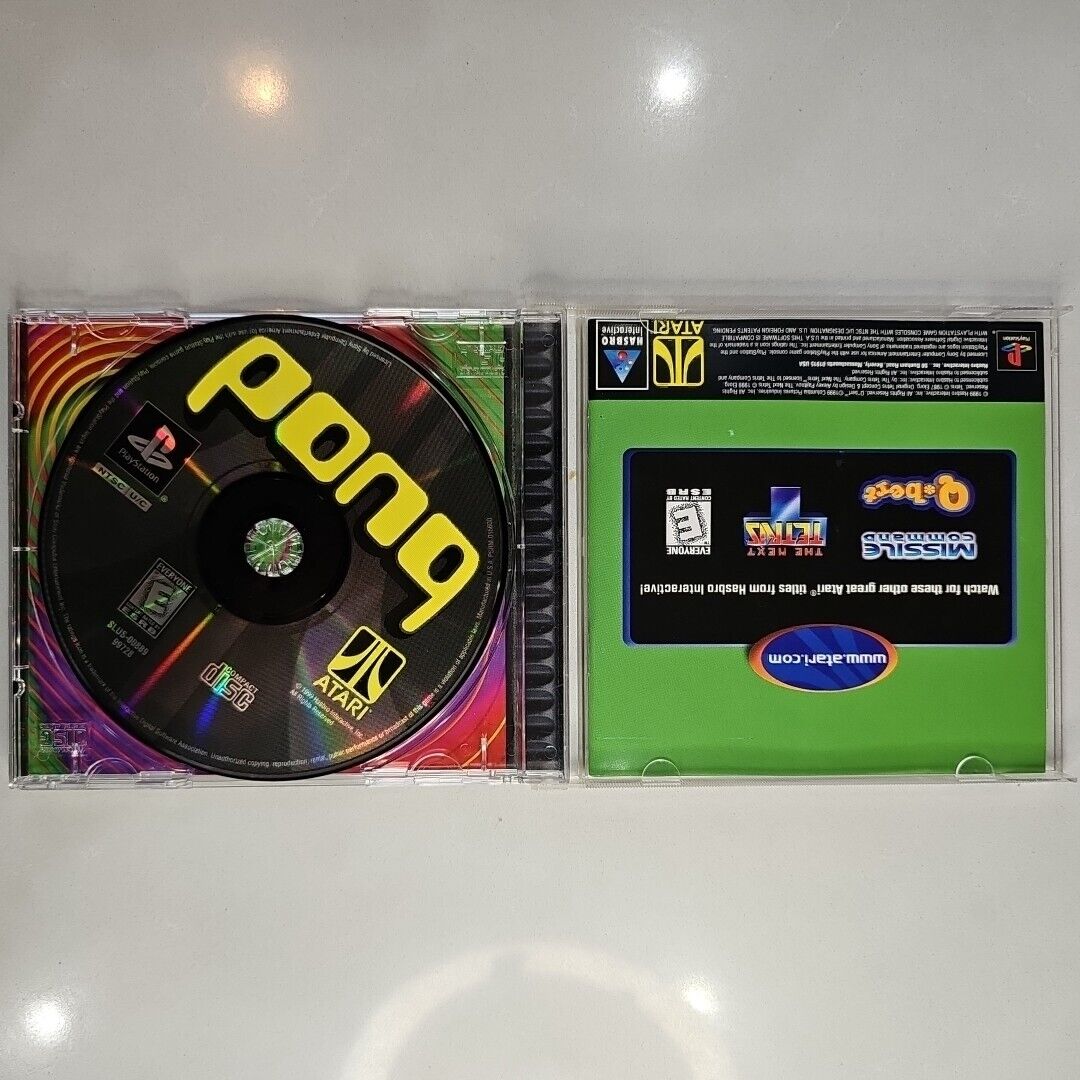 Sony PlayStation 1 PS1 CIB Complete Tested Pong