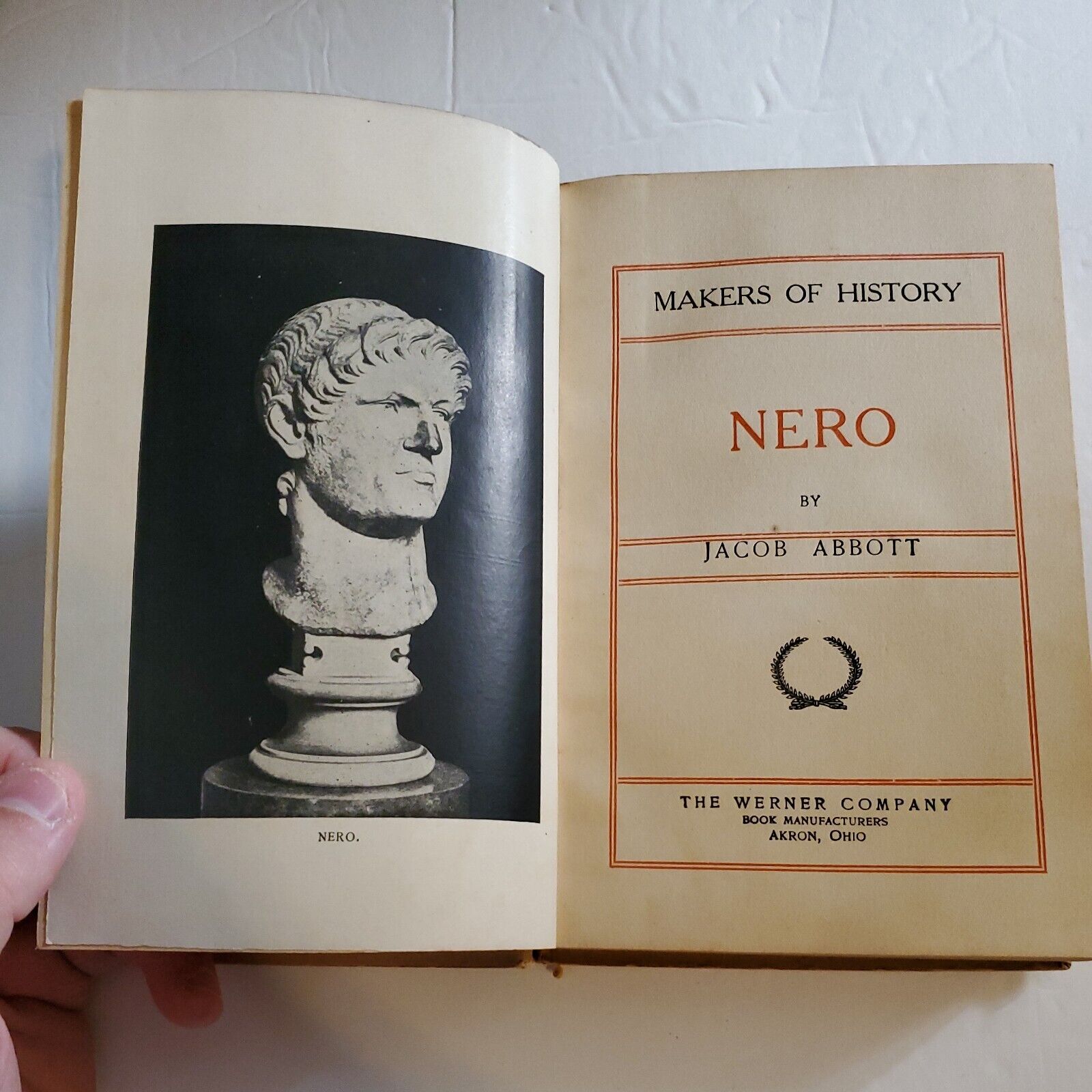 Makers of History: Nero XI (Jacob Abbott) The Werner Company L1