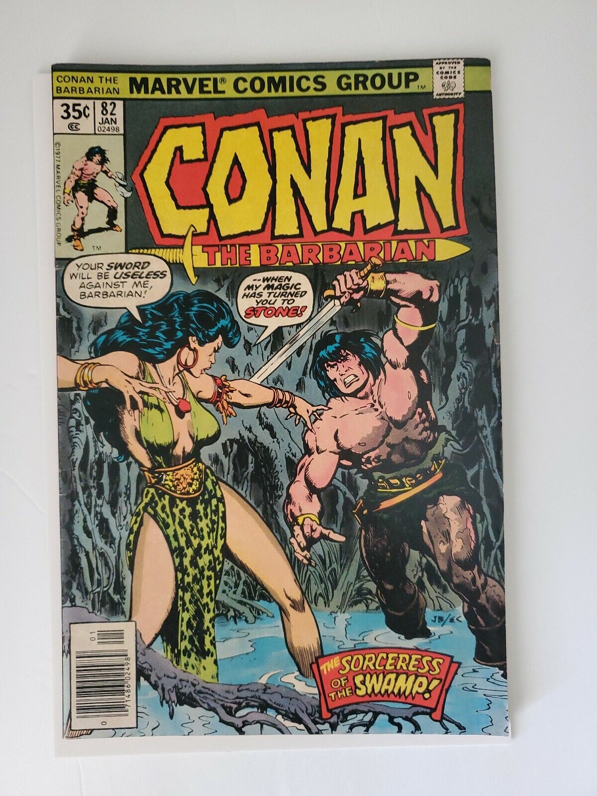 Conan The Barbarian #82 Marvel Comics January 1978 Glossy 7.5