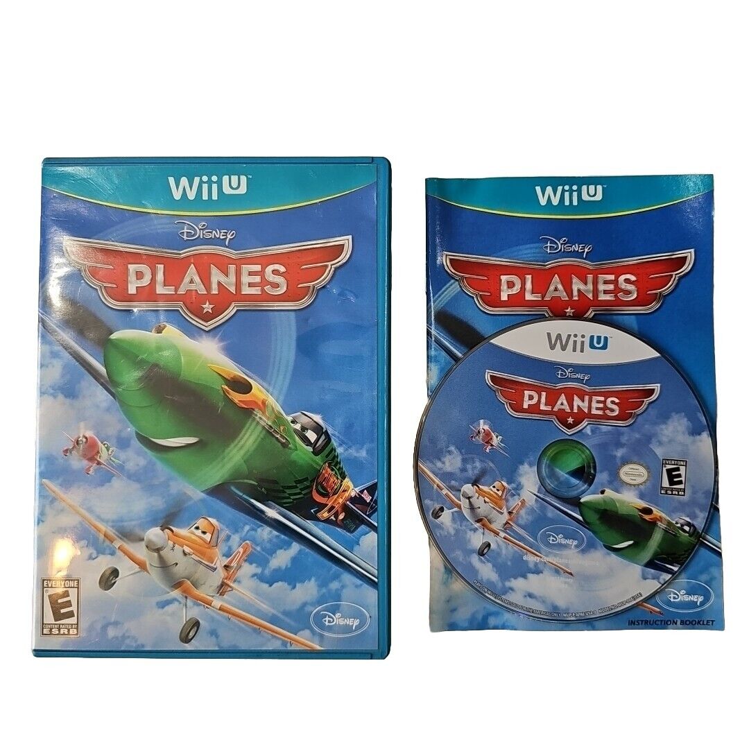 Disney Planes Nintendo Wii U 2013 CIB Complete W/Manual Tested