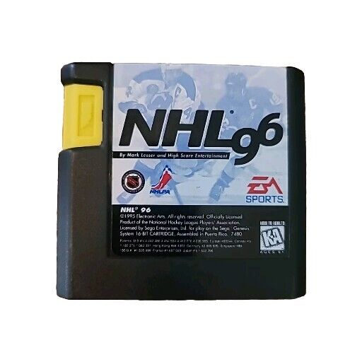 NHL 96 Sega Genesis- No Manual 