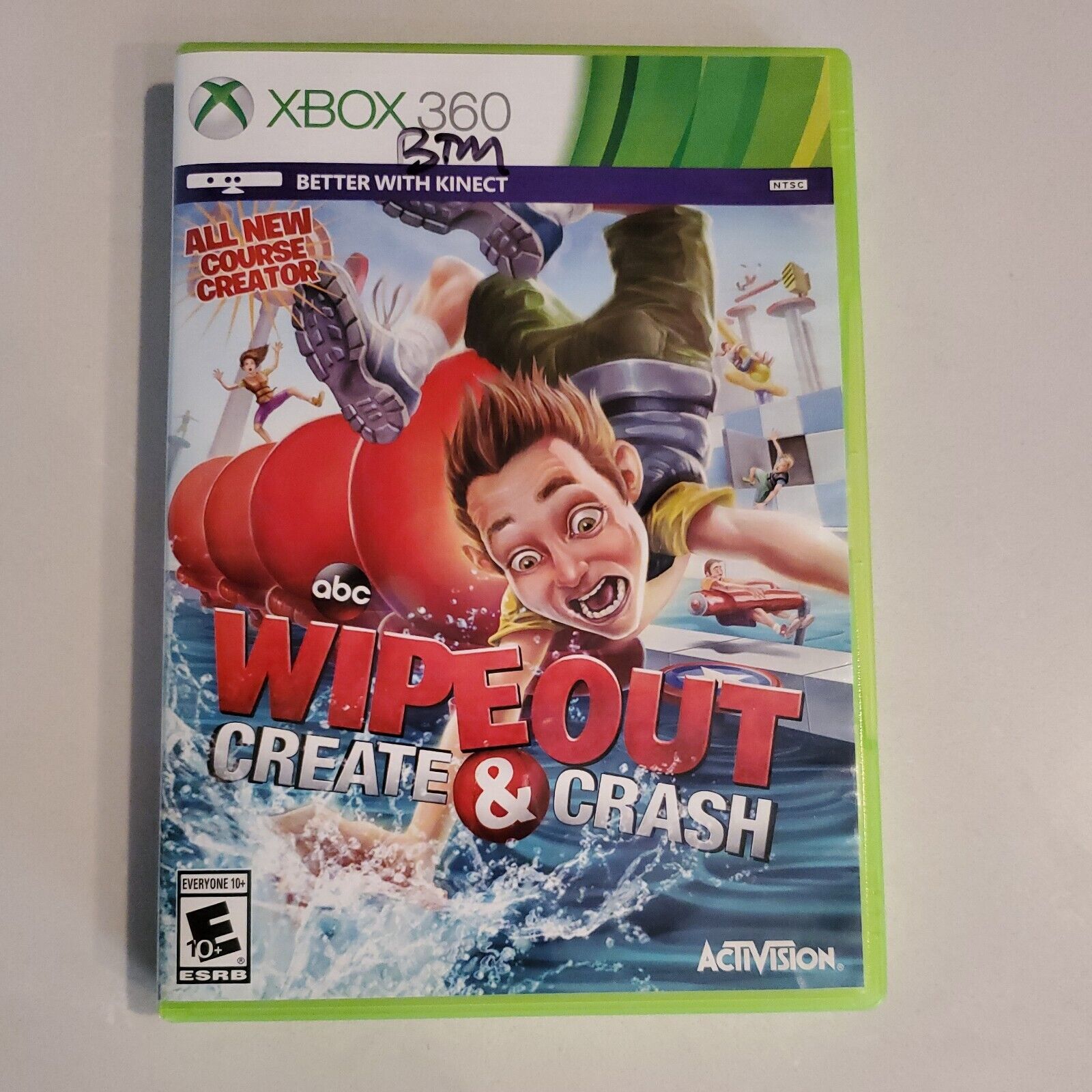 Wipeout: Create & Crash (Microsoft Xbox 360, 2013) No Manual SB1