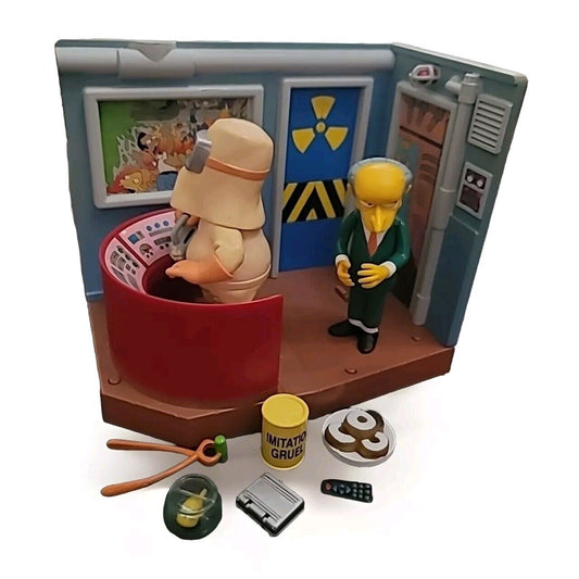 Playmates The Simpsons: NUCLEAR POWER PLANT World of Springfield Homer Mr. Burns