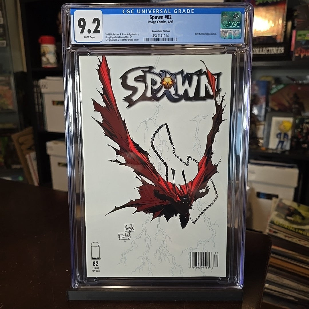 Spawn #82 Newsstand CGC 9.2 White Pages