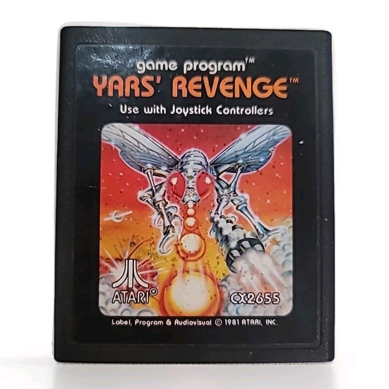 Yars' Revenge (Atari 2600, 1981) Game Cartridge 