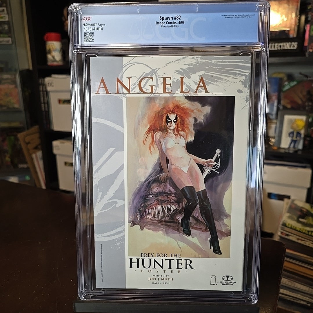 Spawn #82 Newsstand CGC 9.2 White Pages