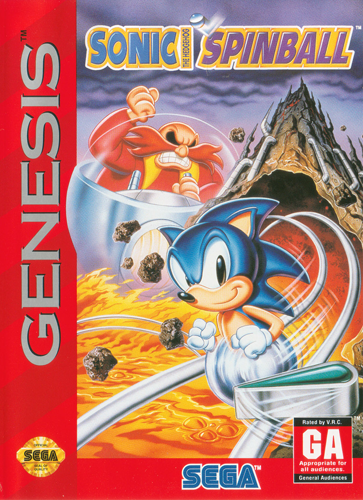 Sonic The Hedgehog Spinball / Pinball SEGA Genesis Game