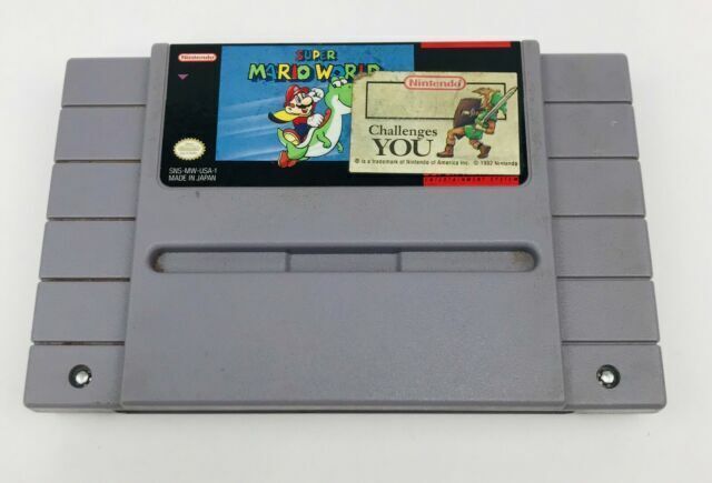Super Mario World (SNES, 1991) Tested & Working Authentic