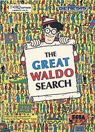 The Great Waldo Search - Authentic Sega Genesis Game Cartridge