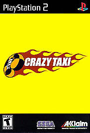 Crazy Taxi (Sony PlayStation 2, PS2, 2002)  Black Label No Manual 