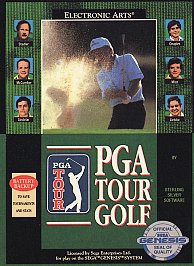 PGA Tour Golf Sega Genesis, No Manual, Cleaned