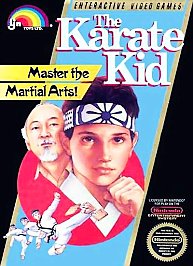 Karate Kid Nintendo Entertainment System NES 1987 Game cartridge tested works